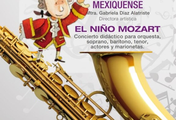 Presenta filarmónica mexiquense concierto didáctico “el niño Mozart” en CCMB