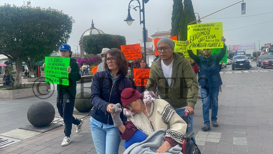 19 meses sin justicia. Familiares de mujer arrollada por patrulla en Atlacomulco exigen reparación de daño