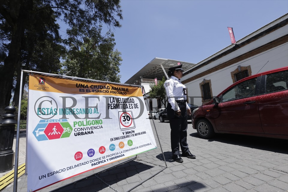 Toluca anuncia proyecto de movilidad integral en al zona centro de Toluca.