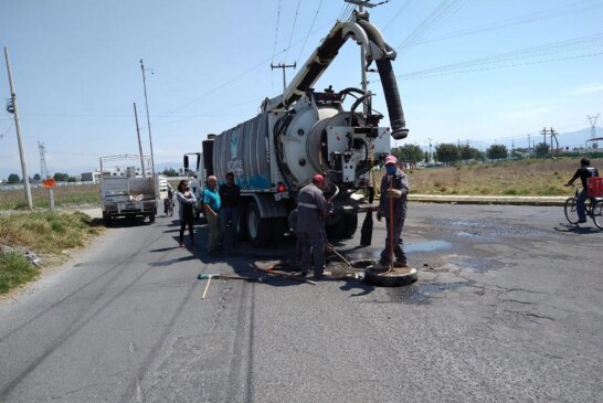 Trabajos de limpieza y desazolve de ríos y canales en Metepec disminuye los riesgos de anegaciones