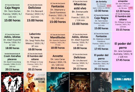 Llega 25 tour de cine francés a la cineteca mexiquense