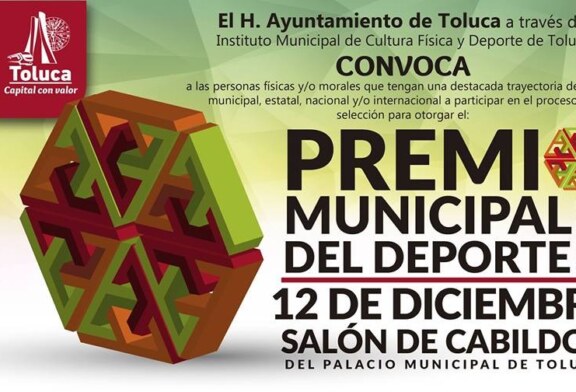 Convoca Toluca a participar en el Premio Municipal del Deporte 2018