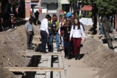 Supervisa Gaby Gamboa avance de obra en el centro del pueblo mágico